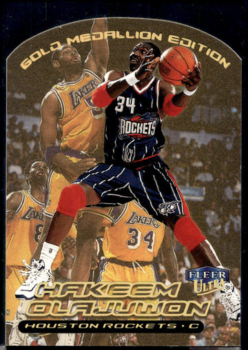 1999-00 Ultra #107G Hakeem Olajuwon Gold Medallion