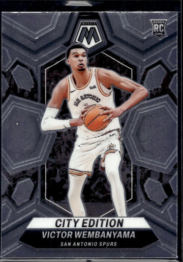 2023-24 Panini Mosaic #282 Victor Wembanyama City Edition