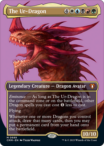 The Ur-Dragon (CMM-689) - Commander Masters (Borderless) Foil