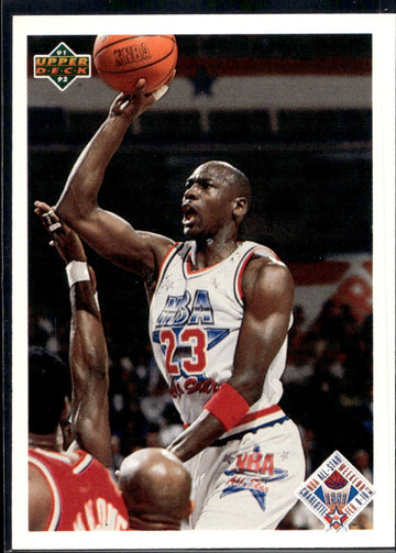 1991-92 Upper Deck #48 All-Star Checklist (Michael Jordan)