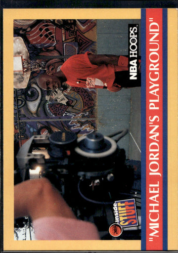1990-91 Hoops #382 "Michael Jordan's Playground"