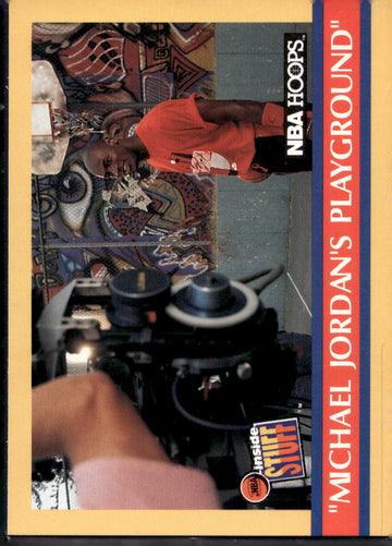 1990-91 Hoops #382 "Michael Jordan's Playground"