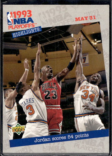 1993-94 Upper Deck #193 Jordan Scores 54 Points