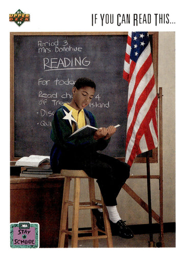 1991-92 Upper Deck #22b If You Can Read This... Michael Jordan