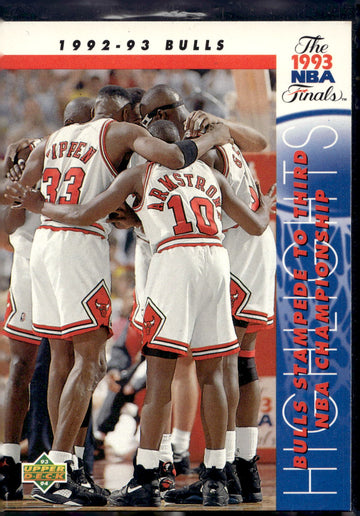 1993-94 Upper Deck #208 1992-93 Bulls Michael Jordan