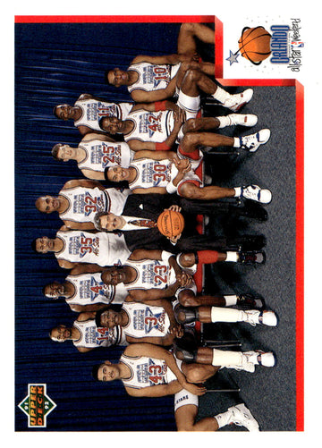 1991-92 Upper Deck #449 1992 NBA East All-Star Checklist