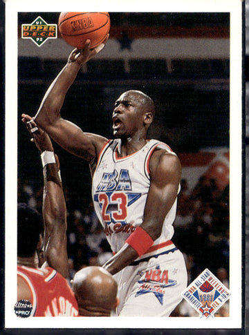1991-92 Upper Deck #48 All-Star Checklist (Michael Jordan)