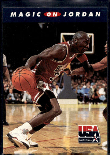 1992 SkyBox USA #105 Magic on Jordan