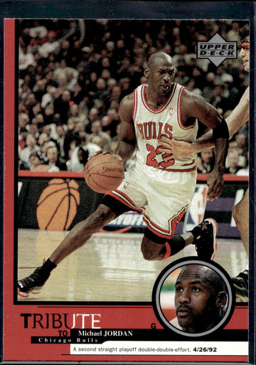 1999 Upper Deck Tribute to Michael Jordan #23 Michael Jordan