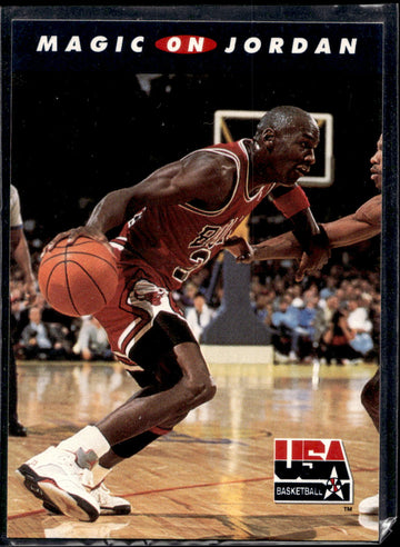 1992 SkyBox USA #105 Magic on Jordan