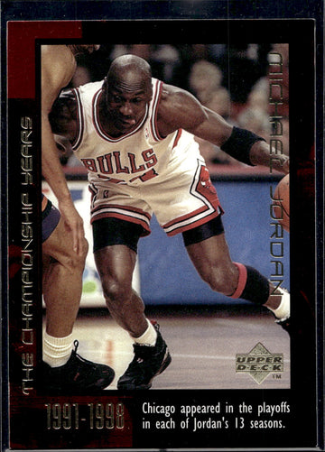 1999 Upper Deck Michael Jordan Career Collection #37 Michael Jordan