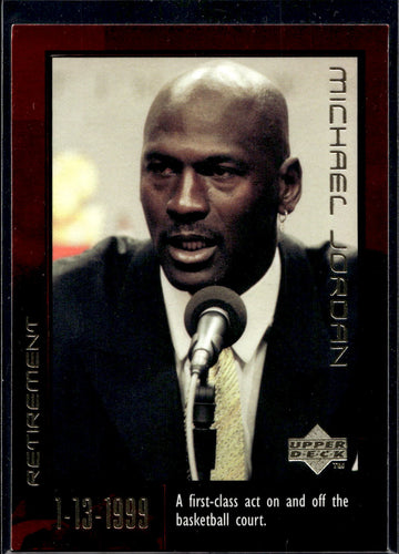 1999 Upper Deck Michael Jordan Career Collection #60 Michael Jordan