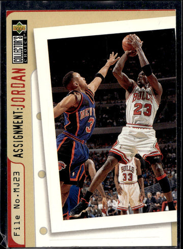 1996-97 Collector's Choice #364 John Starks Michael Jordan