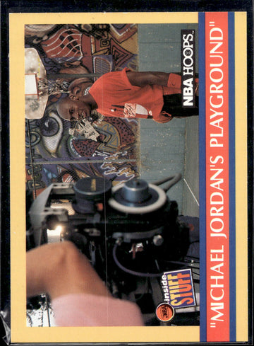 1990-91 Hoops #382 "Michael Jordan's Playground"