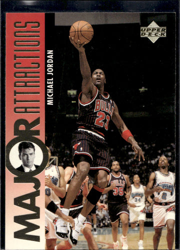 1995-96 Upper Deck #339 Michael Jordan / Charlie Sheen