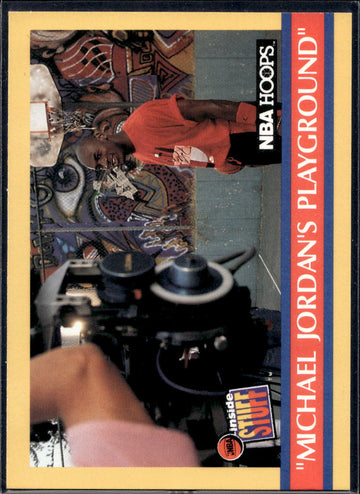 1990-91 Hoops #382 "Michael Jordan's Playground"