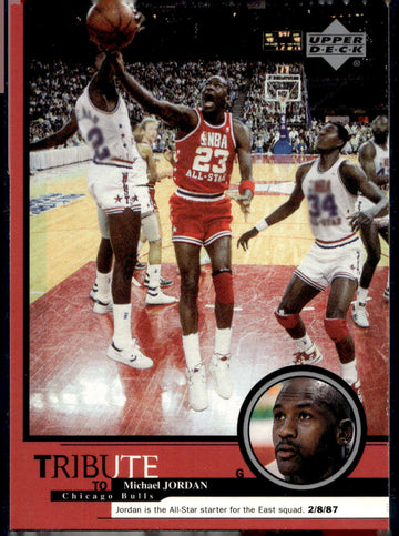 1999 Upper Deck Tribute to Michael Jordan #4 Michael Jordan