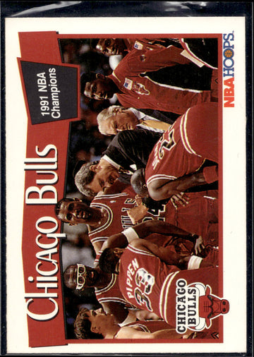 1991-92 Hoops #277 Chicago Bulls