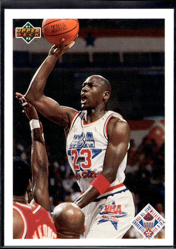 1991-92 Upper Deck #48 All-Star Checklist (Michael Jordan)