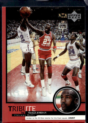 1999 Upper Deck Tribute to Michael Jordan #4 Michael Jordan
