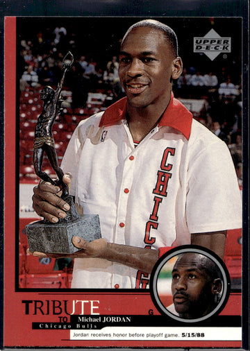 1999 Upper Deck Tribute to Michael Jordan #8 Michael Jordan