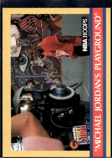1990-91 Hoops #382 "Michael Jordan's Playground"