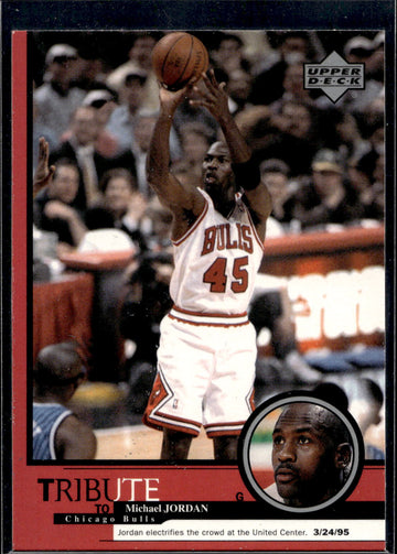 1999 Upper Deck Tribute to Michael Jordan #19 Michael Jordan