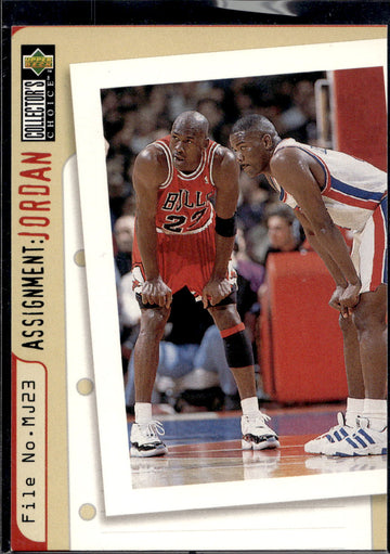1996-97 Collector's Choice #363 Joe Dumars Michael Jordan