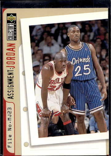 1996-97 Collector's Choice #362 Nick Anderson Michael Jordan