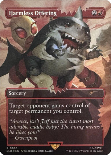 Harmless Offering (Rainbow Foil) - 868 - (Secret Lair Drop Series)
