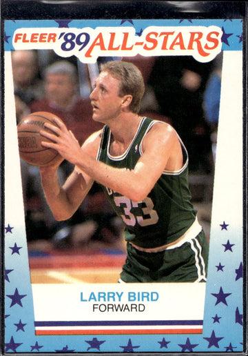1989-90 Fleer #10 Larry Bird Stickers