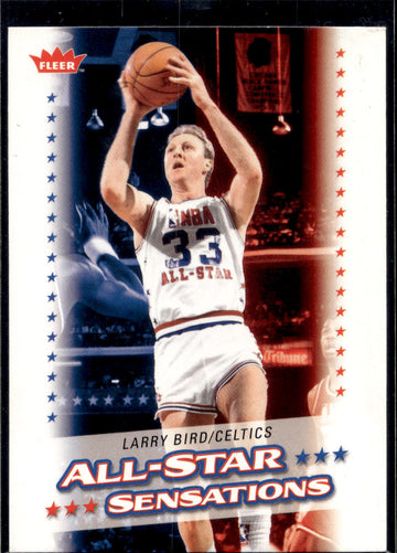 2008-09 Fleer #AS-14 Larry Bird All-Star Sensations