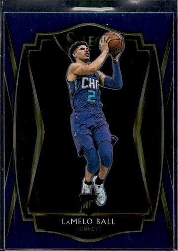 2020-21 Panini Select #183 LaMelo Ball Blue