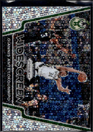 2020-21 Panini Prizm #9 Giannis Antetokounmpo Widescreen Fast Break
