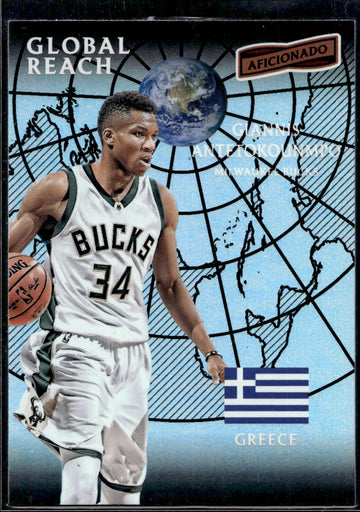 2016-17 Panini Aficionado #116 Giannis Antetokounmpo