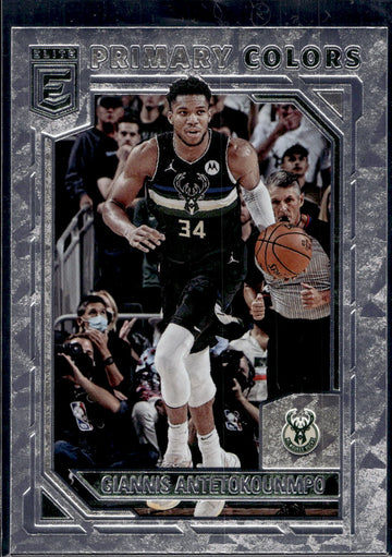 2020-21 Panini Donruss Elite #10 Giannis Antetokounmpo Primary Colors