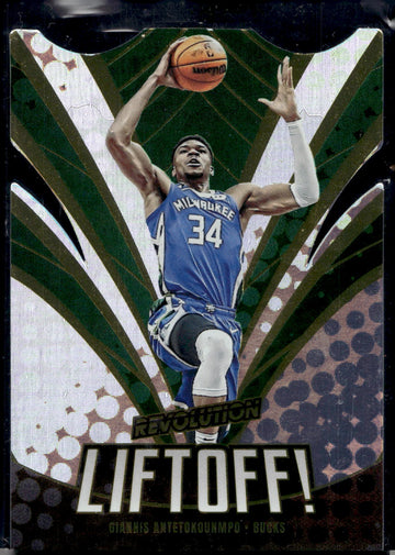 2023-24 Panini Revolution #5 Giannis Antetokounmpo Liftoff!