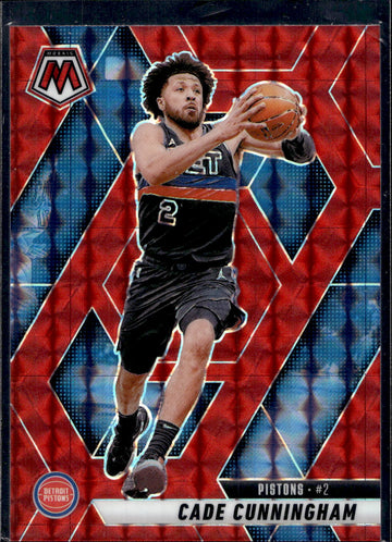 2024-25 Panini Mosaic #74 Cade Cunningham Red Mosaic