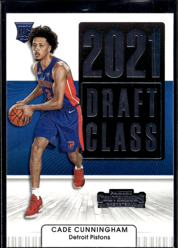 2021-22 Panini Contenders #1 Cade Cunningham 2021 Draft Class