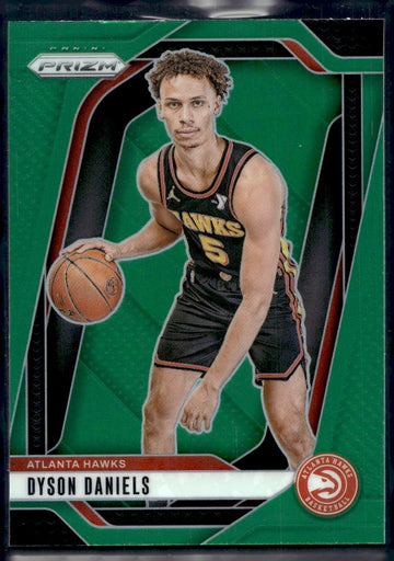 2024-25 Panini Prizm #122 Dyson Daniels Prizms Green