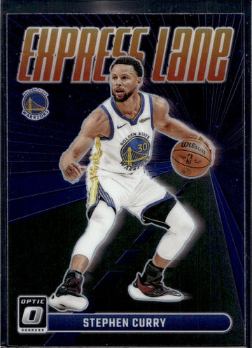 2023-24 Donruss Optic #25 Stephen Curry Express Lane Purple