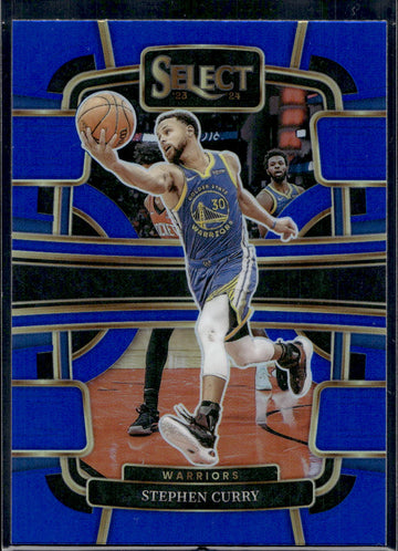 2023-24 Panini Select #56 Stephen Curry Blue Prizms