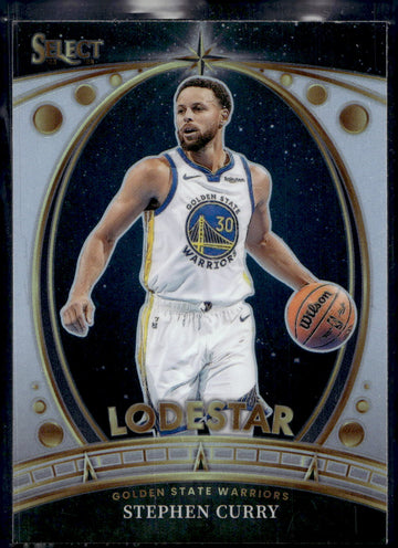 2023-24 Panini Select #6 Stephen Curry Lodestars Silver Prizms
