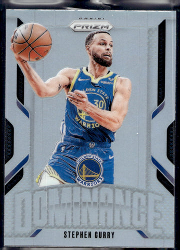 2024-25 Panini Prizm #21 Stephen Curry Dominance Prizms Silver