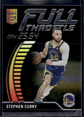 2023-24 Donruss Elite #9 Stephen Curry Full Throttle