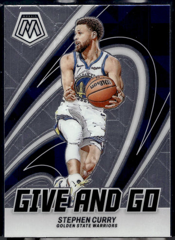 2023-24 Panini Mosaic #1 Stephen Curry Give and Go