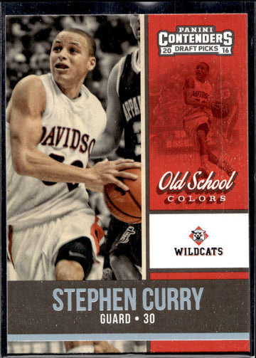 2016 Panini Contenders Draft Picks #19 Stephen Curry Old School Colors