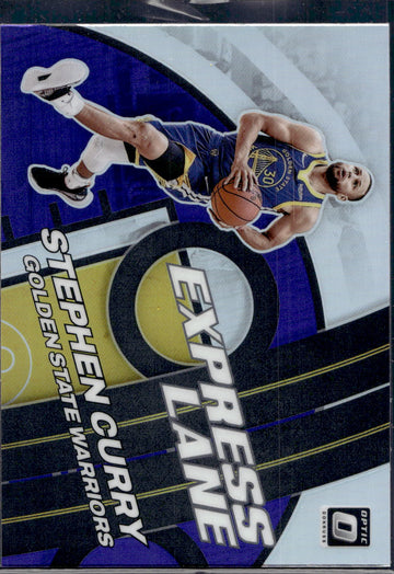 2021-22 Donruss Optic #4 Stephen Curry Express Lane Purple