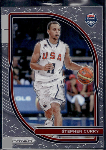 2020-21 Panini Prizm #10 Stephen Curry USA Basketball