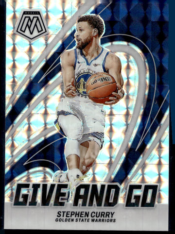 2023-24 Panini Mosaic #1 Stephen Curry Give and Go Mosaic